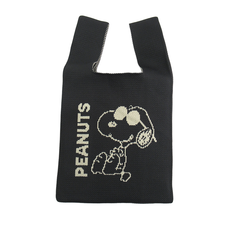 PEANUTS ニットミニバッグ ジョー・クール GY